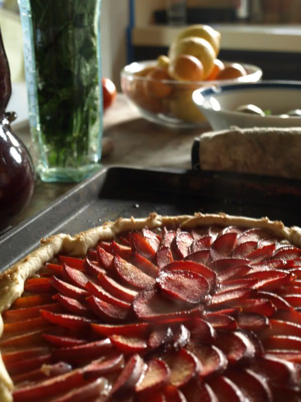 plum galette