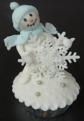 Snowman Cupcake