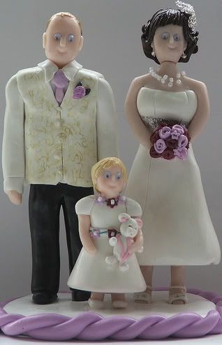 PurpleWeddingCakeTopperGreenjpg Purple Wedding Cake Topper Green