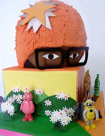 Gabba Gabba Birthday Cakes on Yo Gabba Gabba Birthday Cake Picture By Liaalbum   Photobucket