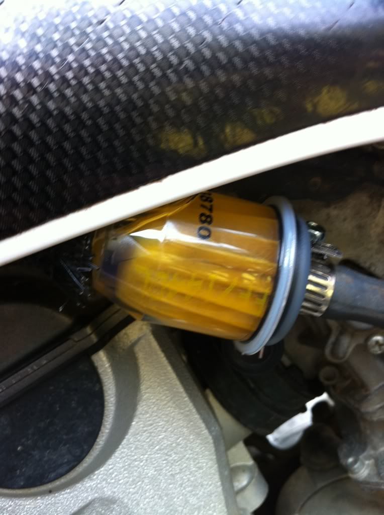 installed inline fuel filter Yamaha YFZ450 Forum YFZ450, YFZ450R