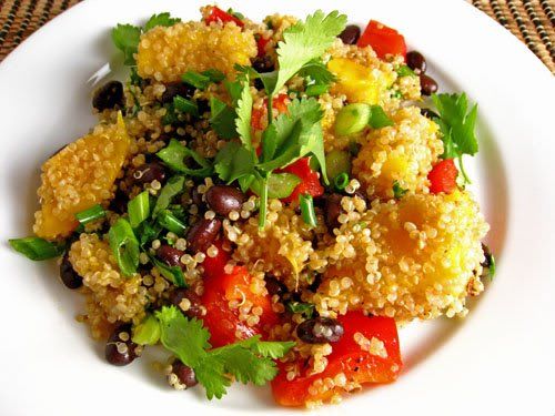 mango & black bean quinoa salad Pictures, Images and Photos