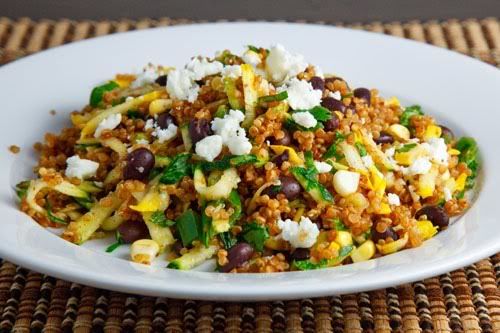 zucchini & corn quinoa taco salad Pictures, Images and Photos