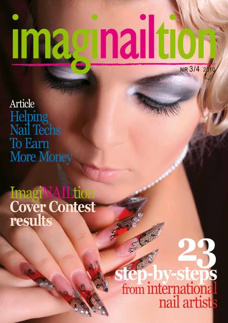 ImagiNAILtion nail art magazine, latest issue.