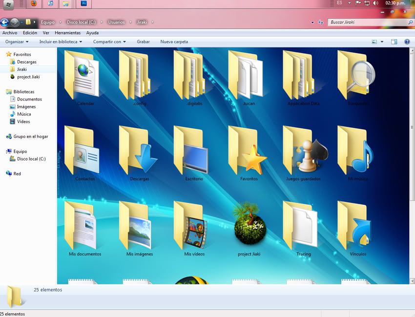 Poner fondos a las carpetas de windows 7
