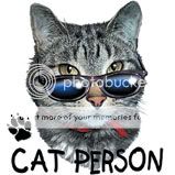 Cool Cat Person Pet Funny Adult Tee Shirt T shirt  