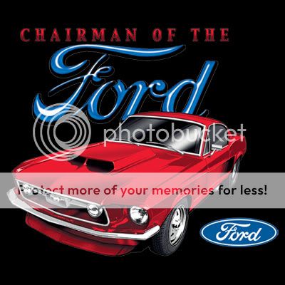 Ford CHAIRMAN OF THE FORD Mustang Long Sleeve T Shirt  