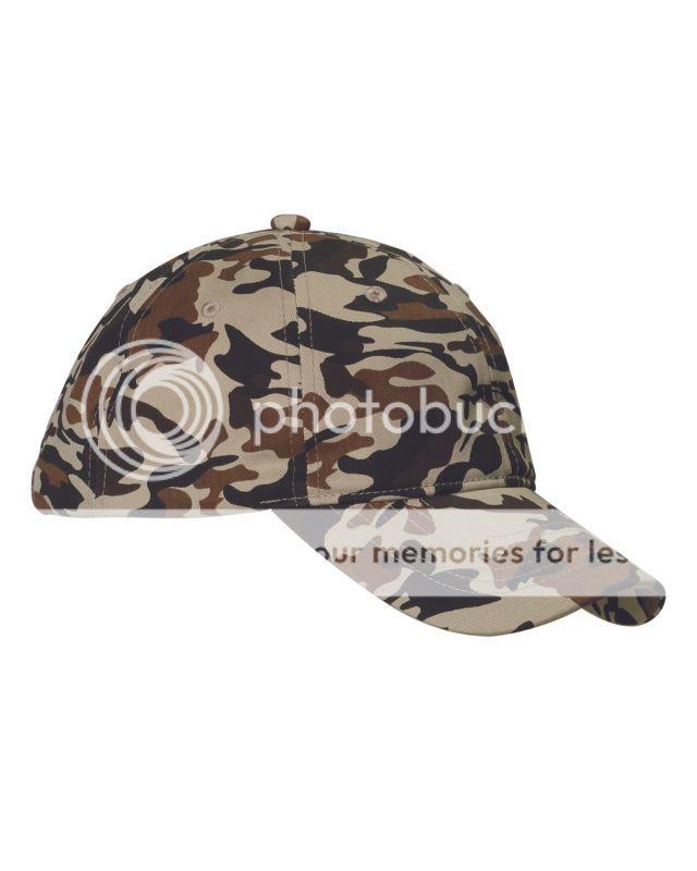 Big Accessories Camo Cap Unstructured Camouflage Hat  