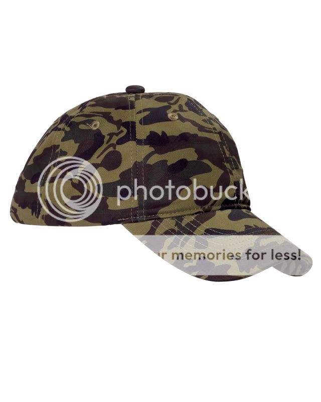 Big Accessories Camo Cap Unstructured Camouflage Hat  