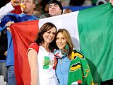 Brazil vs. Italy Soccer babes