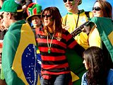 Brazil vs. Italy Soccer babes