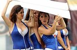 Mexican Soccer Cheerleaders at Football Fashion